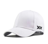 Gorras de béisbol de cabeza grande para hombre, tamaño XXL, gorra de cabeza grande, ajustable, 22.5 a 25.5 pulgadas, blanco, XXL