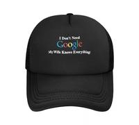 Gorras de béisbol de Cuatro Estaciones para Hombres y Mujeres Adulto Adolescente Divertido NO Necesito Que MI Esposa LO SEPA Todo s Gorras para Mujeres Gorra de Verano para Hombre