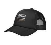 Gorras de béisbol de Cuatro Estaciones para Hombres y Mujeres Gorras de Camionero NIN Unisex Sport Goes Nails Down Stone Sun Caps Gorra de béisbol de Malla de poliéster Ajustable Verano