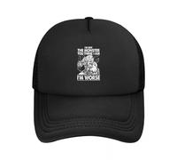 Gorras de béisbol de Cuatro Estaciones para Hombres y Mujeres T Im Not The Monster You Think I Am Worse tee Sun Cap Summer Hat Baseball Cap Gorra de béisbol Men Man Hat Baseball Cap