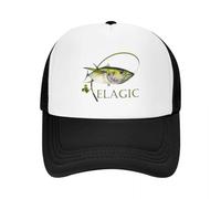 Gorras de béisbol de Malla de Verano Golden P P Fishing Elagic Fish para Hombre, Gorras Personalizadas de Protector Solar Femenino de Playa Snapback