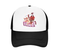 Gorras de béisbol de Malla Personalizadas de Alastor Let's Go Lesbianas Mujeres Primavera Protector Solar Masculino de Playa Gorra Snapback