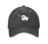 Gorras de béisbol de Perro Molesto de Undertale Videojuego Vintage de algodón Desgastado Gorra Snapback para Hombres Gorras de Verano de Exterior Gorra de Verano