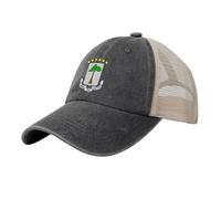 Gorras de Beisbol Escudo De Armas De Guinea Ecuatorial, Gorras de Hombre Ajustable Sentimiento Nacional Gorra Verano Malla Transpirable Casuales, Gorras Deportivas Unisex para Hombre y Mujer