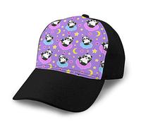 Gorras de béisbol Gorras de Camionero Huesos Sombreros de Hip Hop para Hombres Mujeres Buenas Noches Lindo Oso Panda Luna Corazones Estrellas Nubes Dulces sueños Fondo Pequeña Gorra Snapback