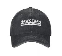 Gorras de béisbol Hawk Tuah Spit Vintage desgastadas lavadas Internet Última Estrella Snapback Gorra Unisex Verano Gorra Suave sin Estructura Algodón, para Todas Las Estaciones