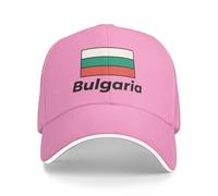 Gorras De Béisbol Lisas para Hombre Y Mujer con Hebilla - Transpirable Bulgaria Bandera Nacional Copa del Mundo