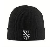 Gorras de béisbol Masculinas Hombres, Bosnia y Herzegovina Bosnia-Herzegovina Sombrero Original con Escudo Gorro de Invierno Broche de Punto Gorra Diaria
