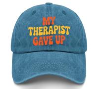 Gorras De Béisbol Mi Terapeuta Se DIO por Vencido. Imagen Temprana. Casuales Gorras De Hombre Lavable Gorra para Golf Running Adulto