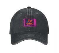Gorras de béisbol neón de Moda TV Estilo Unisex Vaqueros Desgastados Sombrero Solar Hip Hop Música Actividades al Aire Libre Gorra Ajustable Gorra