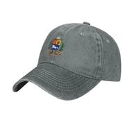 Gorras De Béisbol para Hombre Y Mujer con Estampado del Emblema De Venezuela Estilo Dad Hat De Algodón Lavado Vintage Ideales para Actividades Al Aire Libre Visera Deportiva Unisex para Verano