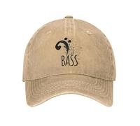 Gorras de béisbol para Hombres, Gorra de béisbol Clave de FA, Logo de música, Verano con Estilo, Notas de Sombrero Abstracto para Patines de Tenis Unisex y Transpirable Gorra Snapback