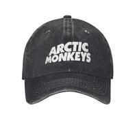 Gorras de béisbol para Hombres, Punk Unisex Personalizado Cotton Monkeys A-Arctic Baseball Cap Adult Rock Band Ajustable Sombrero de Padre Hombres Deportes Femeninos