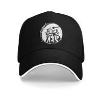Gorras de béisbol para Hombres, The Black Key Baseball Cap Música Moda para Hombres Sombrero de Camionero Adulto Diseño de Protector Solar Running Gorras Hippies Regalo de cumpleaños