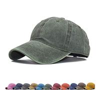 Gorras de béisbol para mujer, gorras de béisbol con parte trasera de malla, sombreros de camionero, cola de caballo, moño alto desordenado, sombreros de papá, Oliva-55, talla única