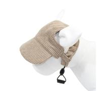 Gorras de béisbol para perros con cuerda elástica para la barbilla, a la moda, para perros y gatos, gorras de béisbol para mascotas que protegen a la hora de montar con agujeros para las orejas para