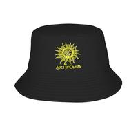 Gorras de béisbol Personalizadas Estampado Alice In Chains Logo Bucket Hat para Unisex Sombreros de Pescador Casual Travel Hiking Caps Personalidad Hawaii Design Sun Hats Thank You Gift