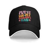 Gorras de béisbol Personalizadas Put It On My Husband's Tab Funny Sun Baseball Cap Spring y2k Lindas Gorras de Hip Hop para Pareja Mujeres Tenis Skate Gorras de béisbol Gracias Regalo