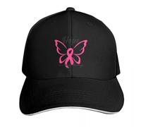 Gorras de béisbol Pink Ribbon Hope para concienciar el cáncer de Mama Sombrero de Moda para Caballero Sombreros Elegantes de Mujer