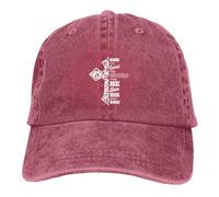 Gorras De Beisbol Porque De Tal Manera Amó Dios Al Mundo Juan 3:16 Cristianismo Transpirable Gorra Hombre Lavable Gorra Dad para Tenis Golf Deporte