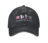 Gorras de béisbol Puerto Rico DTMF Bad Bunny Debi Tirar Mas Foto Denim Caps Hat Vintage Outdoor Activities Ajuste Ajustable Gorra de Sol