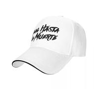 Gorras de béisbol Rapero Anuel AA Real hasta La Muerte Gráfico Vintage Casquette Mujer Masculina Casual Verano Birras