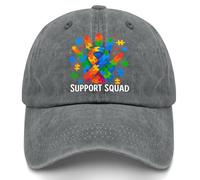 Gorras De Béisbol Sensibilización sobre El Autismo. Apoyo para Personas con Autismo. Transpirable Gorra Verano Malla Protección Solar Gorra De Béisbol para Adulto Golf Acampada