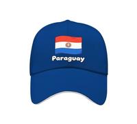 Gorras De Béisbol Sombreros para Hombre con Paraguay Bandera Nacional Ajustables para Golf Correr Deporte Entrenamientos Al Aire Libre Copa del Mundo
