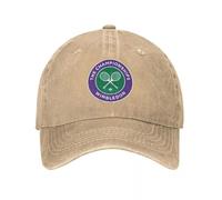 Gorras de béisbol Unisex para Juego de Tenis Wimbledon Badge Mindfulness Distressed Washed Hat Gorra Ajustable para Correr al Aire Libre Vintage