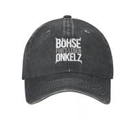Gorras de béisbol Vintage Bohse Onkelz Rock, Gorra de Sol Unisex desgastada y desgastada, música para Actividades al Aire Libre, Gorra