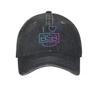 Gorras de béisbol Vintage I Heart BSB Backstreet Boys con Logotipo, Bonitas de béisbol Unisex desgastadas con Tiras de Resorte Snapback con Bandas Ajustables para Correr al Aire Libre