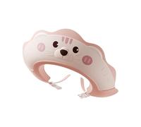 Gorras de ducha de bebé de dibujos animados para niños, gorro de baño ajustable que protege los ojos y las orejas para niños y niñas, gorros de champú