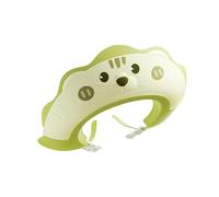 Gorras de ducha de bebé de dibujos animados para niños, sombrero de baño ajustable que protege los ojos y las orejas para niños y niñas, cómodo baño de bebé