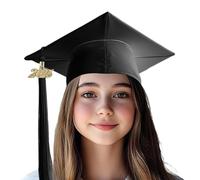 Gorras de graduación, cómodas gorras de soltero ajustables y transpirables con placa de año, accesorio de vestido, accesorios para fotos, recuerdos de graduación de secundaria para reuniones escolares