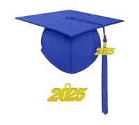 Gorras de graduación: cómodos sombreros de soltero ajustables y transpirables con placa de año | Accesorios de vestir para fotos, recuerdos de graduación de secundaria para reuniones escolares