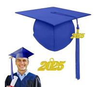 Gorras de graduación, sombreros de soltero transpirables ajustables con placa de año, accesorio de vestido, accesorios para fotos, recuerdos de graduación de escuela secundaria para reuniones