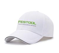 Gorras de Hombre Beisbol con Visera F.e.s.t.o.o.l, Gorra Running Visera Casual de Vintage, Clásica Protección Solar Unisex Gorras de Golf, Sombra(White)