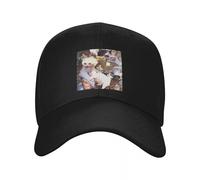 Gorras de Hombre Gorra de béisbol Personalizada Punk Unisex con Memes de Gato llorón Adulto Animal Ajustable Sombrero de papá Mujeres Hombres Gorras Snapback al Aire Libre Regalos para Hombre