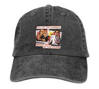 Gorras de Hombre Gorras de béisbol Wrong Side of The River Gorra con Visera Popular Internet Cat Sun Shade Hats para Hombres y Mujeres Regalos para Hombre