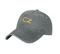 Gorras De Hombre Pistolas Cz-USA Gris Transpirable Gorra Tipo Trucker Beisbol Casuales Gorra De Béisbol para Acampada Golf Adulto