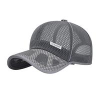 Gorras De Hombre Verano-de béisbol de Malla de Perfil bajo clásica Unisex de papá de tamaño Ajustable sin Construir