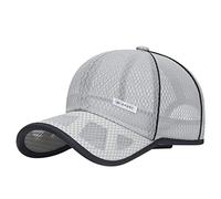 Gorras De Hombre Verano-de béisbol de Malla de Perfil bajo clásica Unisex de papá de tamaño Ajustable sin Construir