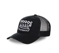 Gorras de Hombre y Mujer, Trucker West Coast, Negro TRUC | Unisex, Adulto 55,5-60cm, Cierre Snapback, Malla rígida, Visera curva, Vintage