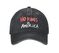 Gorras de Invierno para Hombres, Gorra de béisbol Summer No Kings in America Sun Design Sombrero Unisex Unisex para Hombres Casual KPOP Rock Snapback