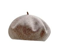 Gorras de pintor, boina francesa, gorra de invierno para artista, pintora, color sólido, para mujer, boina de artista francés, gorra de lana de color sólido, casual, clásico para el frío, f, M