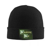 Gorras de Punto de Breaking-Bad para Mujer Skullies Gorros de Ganchillo de otoño e Invierno Gorra de melón