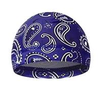 Gorras elásticas de secado rápido a prueba de sudor para cascos de motocicleta, ciclismo, correr, deportes al aire libre, accesorios elásticos para casco interior, azul real, Talla única