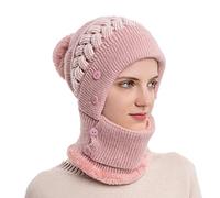Gorras: Gorro Lana Unisex Punto Termico Ski con Forro Polar Gorra Grueso Calavera Gorras Warm Gorro Pescador Cálidos Elástico Oncologico Beanie Gorro Gorro Invierno Ruso Pom Navidad