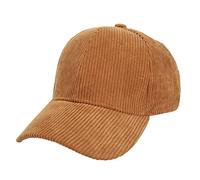 Gorras lisas de pana para hombre y mujer, de verano, lisas, para niños, marrón, Talla única