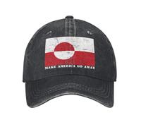 Gorras Make America Go Away para Hombre Gorras Anti-Groenlandia para Hombre Gorra Make America Go Away